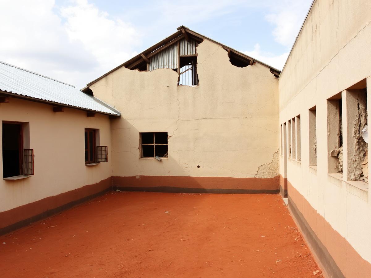 École primaire de Saaba avant travaux